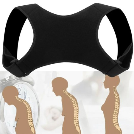 Tutore correttore posturale supporto schiena fascia spalle postura ufficio sport