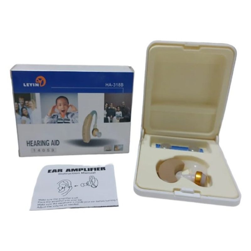 Hongu Apparecchio acustico auricolare amplificatore audio +2 batter...