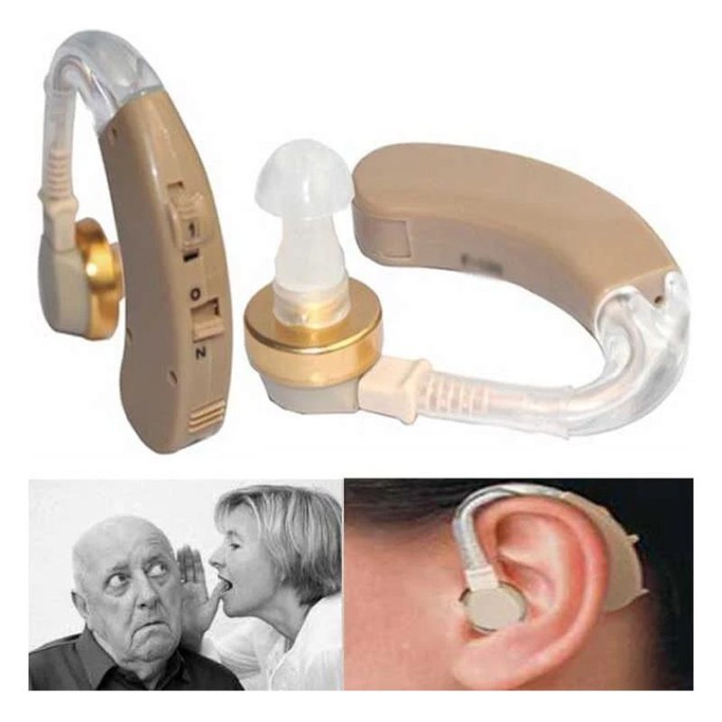 Hongu Apparecchio acustico auricolare amplificatore audio +2 batter...