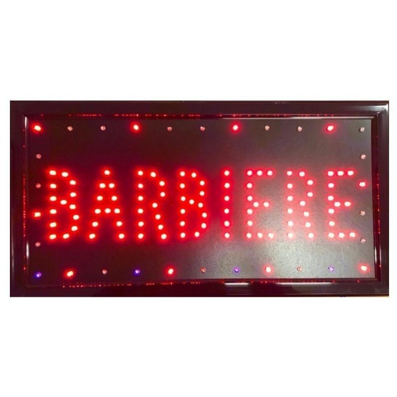 Insegna luminosa LED insegne luminose scritta elettrica negozi vetrina bar pub