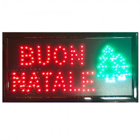 Insegna luminosa LED insegne luminose scritta elettrica negozi vetrina bar pub