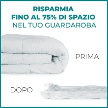 6 sacchetti buste salvaspazio armadio sottovuoto 50x60cm vestiti abiti Profumati