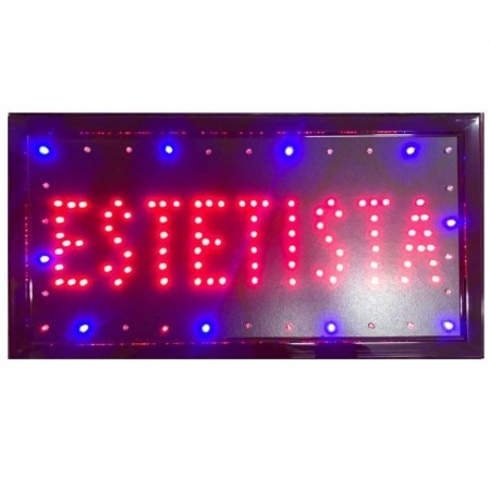 Insegna luminosa LED insegne luminose scritta elettrica negozi vetrina bar pub