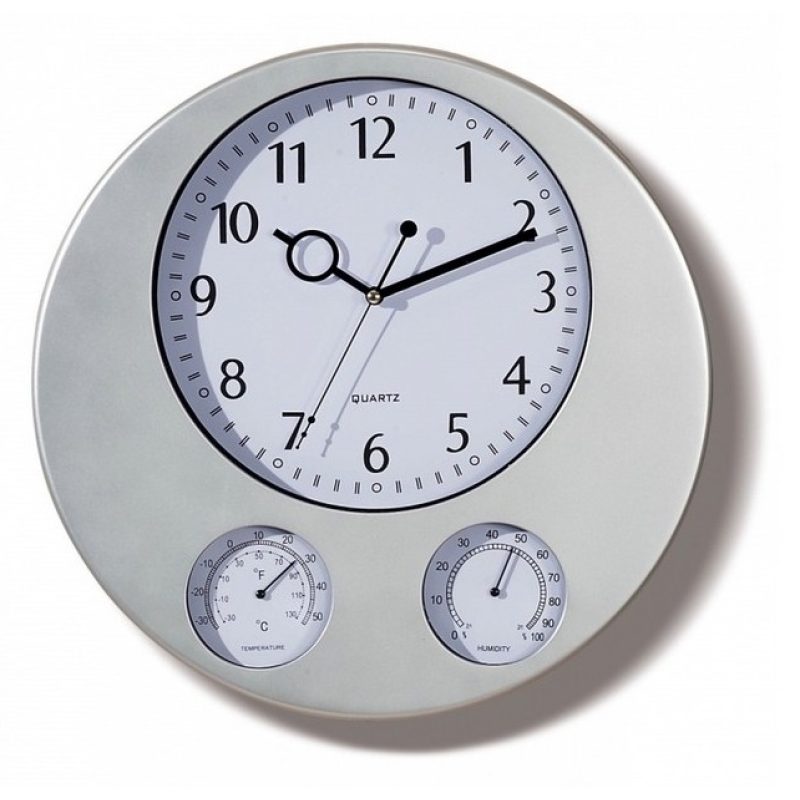 AD Trend Orologio da parete con igrometro e termometro cucina casa ...