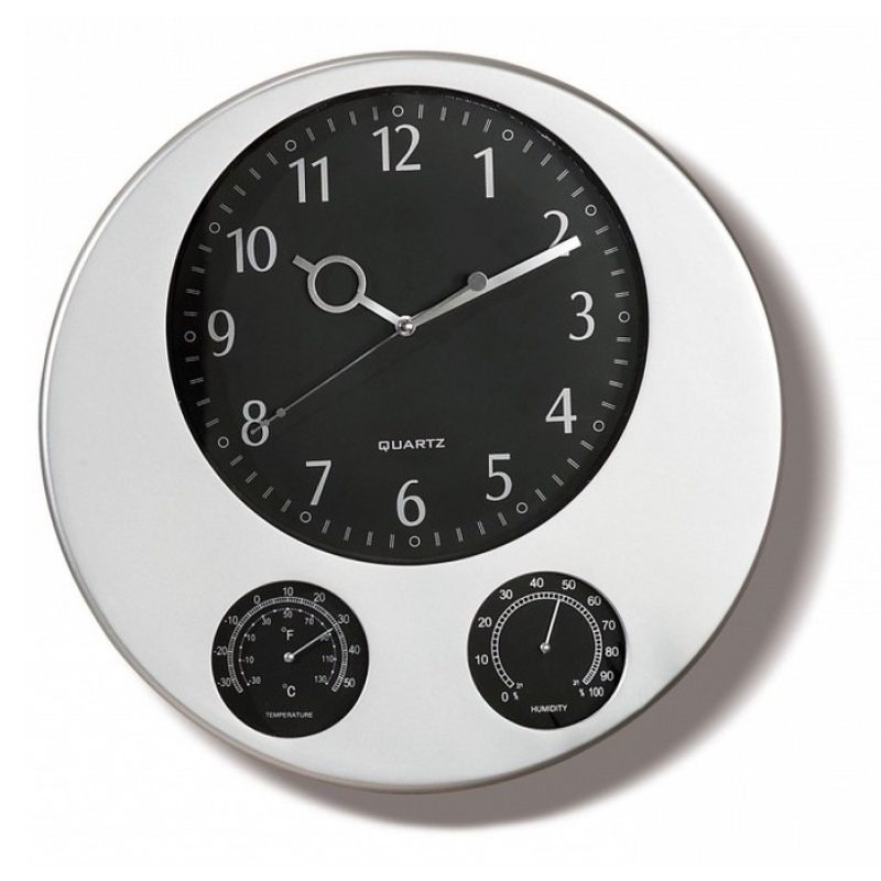 AD Trend Orologio da parete con igrometro e termometro cucina casa ...