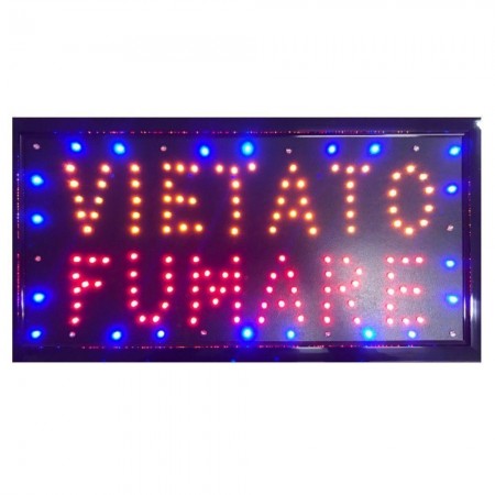 Insegna luminosa LED insegne luminose scritta elettrica negozi vetrina bar pub