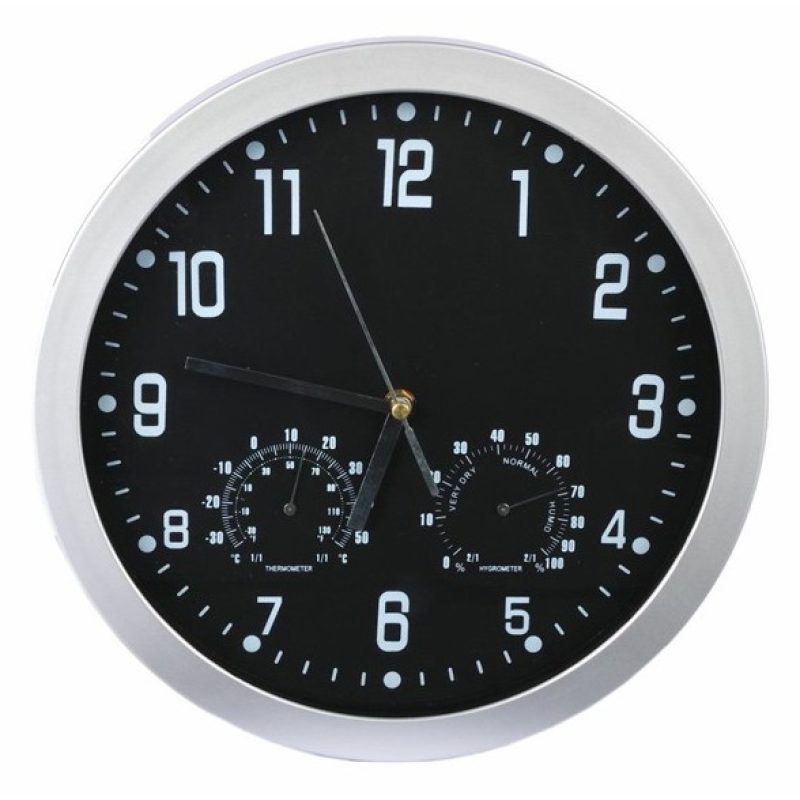 AD Trend Orologio da parete con igrometro e termometro 30cm per cuc...