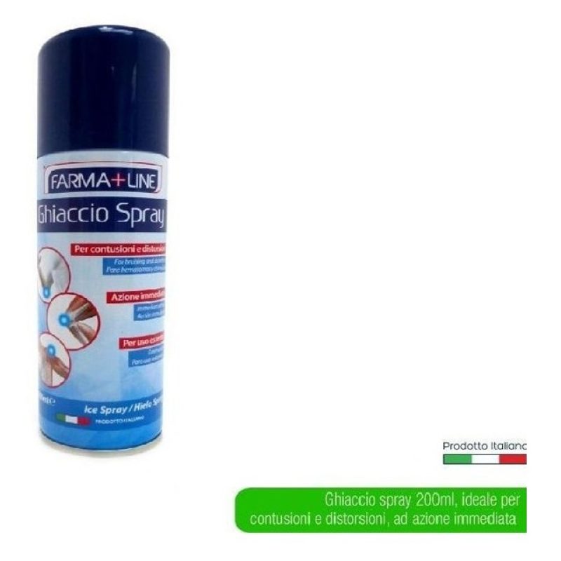 Farma+Line 6 pz ghiaccio spray sport bomboletta 200ml Made in Italy...