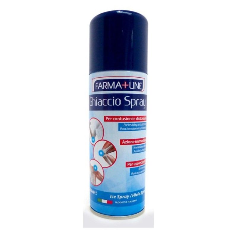 Farma+Line 6 pz ghiaccio spray sport bomboletta 200ml Made in Italy...