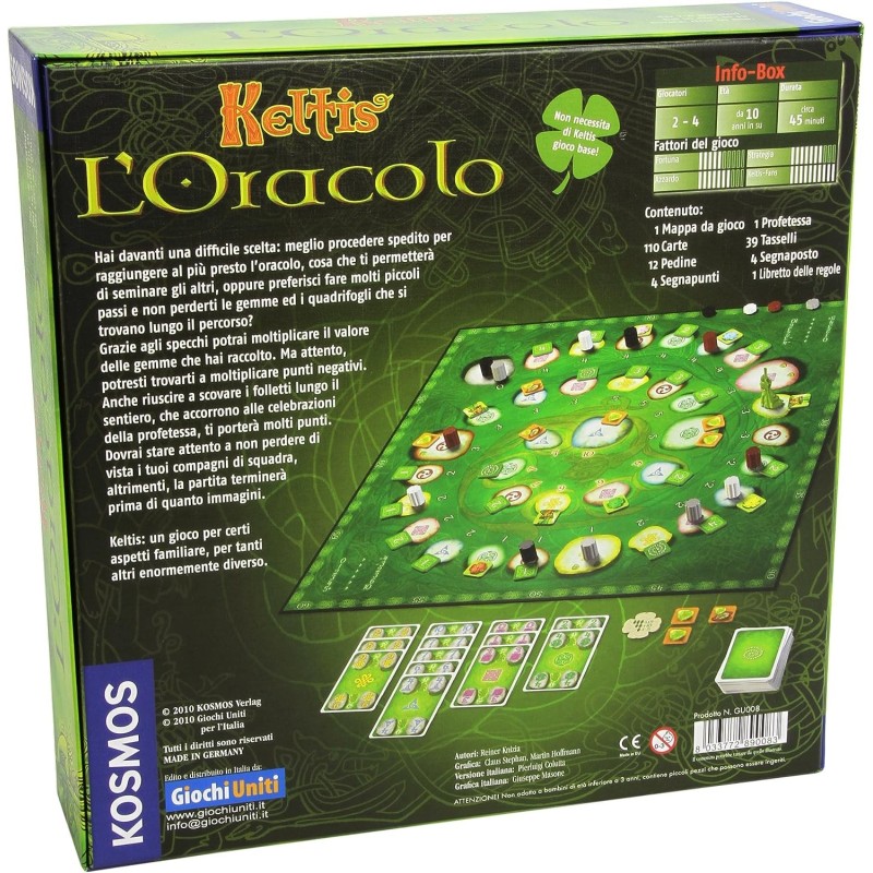 Giochi uniti Keltis gioco da tavolo L'oracolo società per ragazzi e...