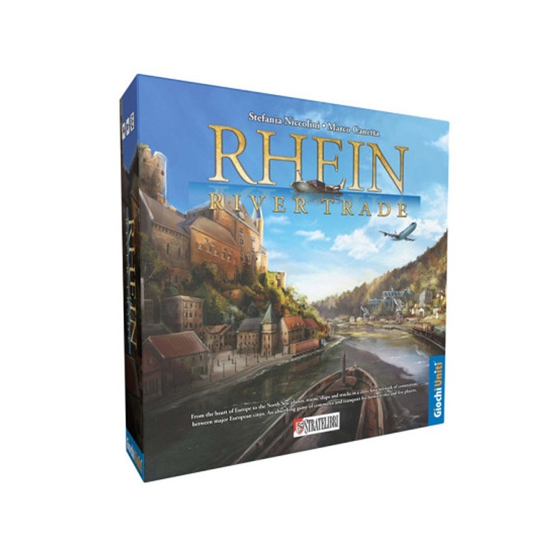RHEIN RIVER TRADE Gioco da Tavolo Italiano Giochi Uniti ragazzi bambini società