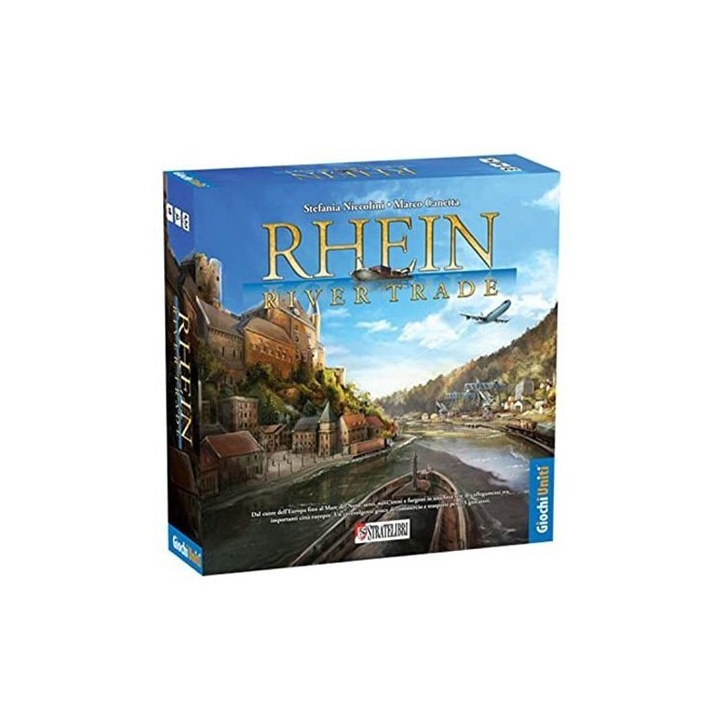 RHEIN RIVER TRADE Gioco da Tavolo Italiano Giochi Uniti ragazzi bam...