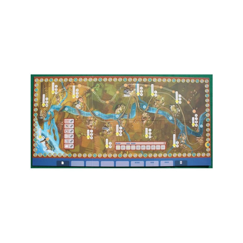 RHEIN RIVER TRADE Gioco da Tavolo Italiano Giochi Uniti ragazzi bam...