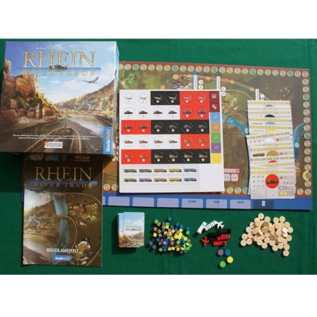 RHEIN RIVER TRADE Gioco da Tavolo Italiano Giochi Uniti ragazzi bambini società