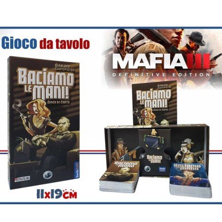 Baciamo le mani Gioco carte da Tavolo Italiano Giochi Uniti ragazzi bambini