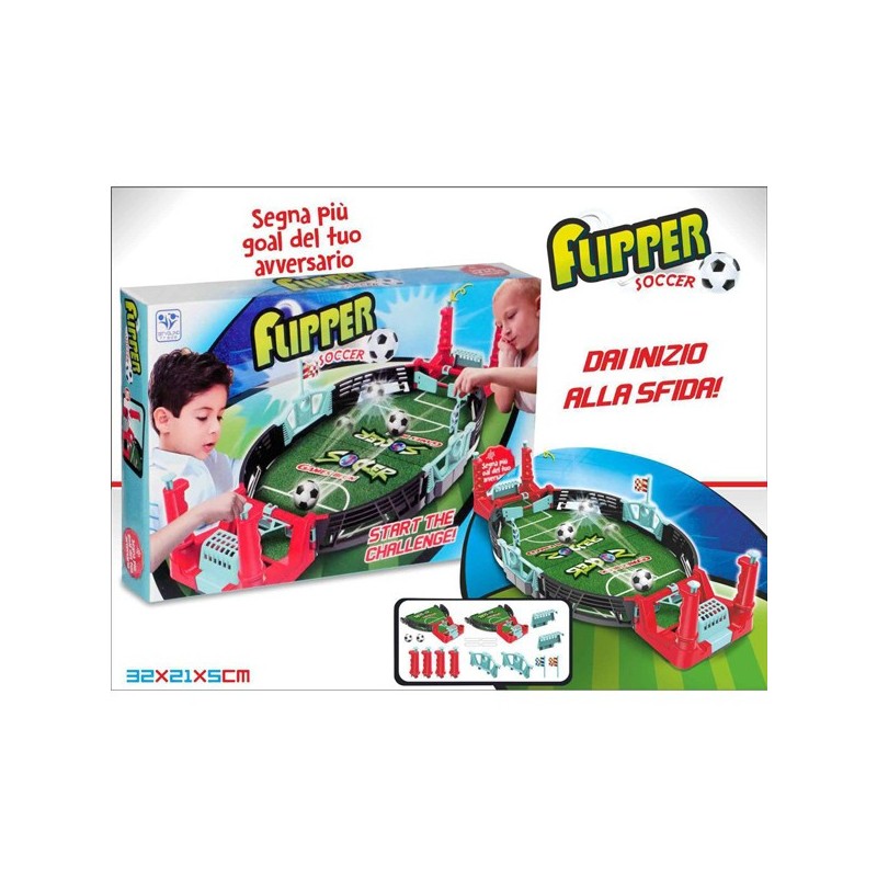 Hongu Flipper Soccer Calcio Gioco Giocattolo Bambini 3+ mini flippe...
