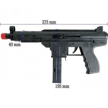 Mitra mitragliatrice giocattolo Spara pallini 6mm in plastica gioco bambini