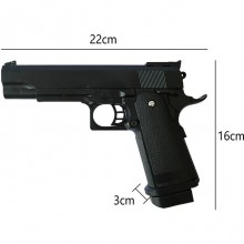 Pistola Giocattolo Spara Pallini 6mm AirSoft gioco bambini caricatore polizia