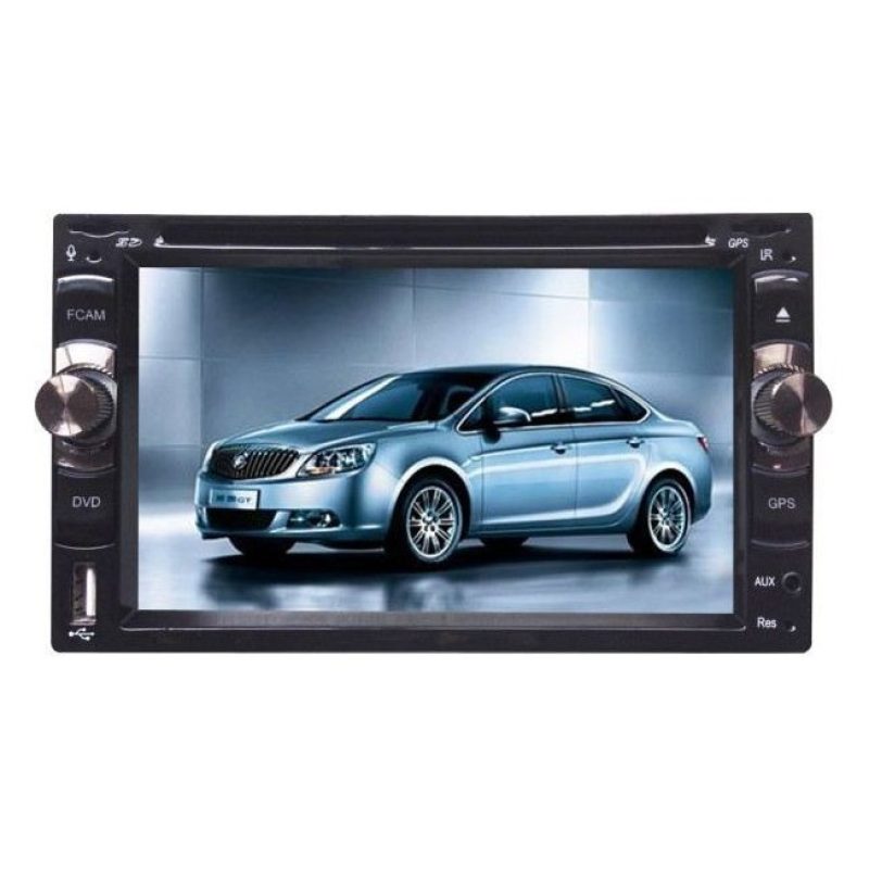 6228 Media player stereo auto DVD Radio CD USB touch 2 DIN 16:9 AUX micro SD
