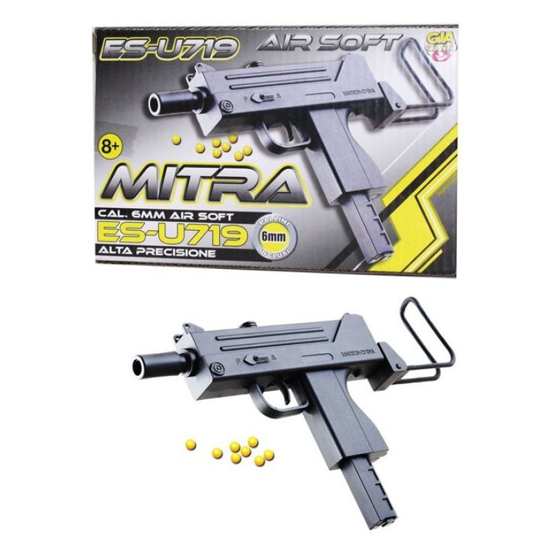 Giaquinto Mitra Mitragliatrici 2PZ Giocattolo Spara Pallini 6mm Air...