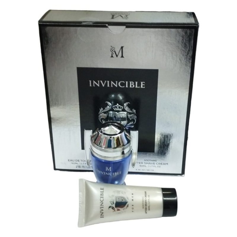 Montage Set Regalo Uomo cofanetto Invincible PROFUMO SPRAY + DOPOBA...