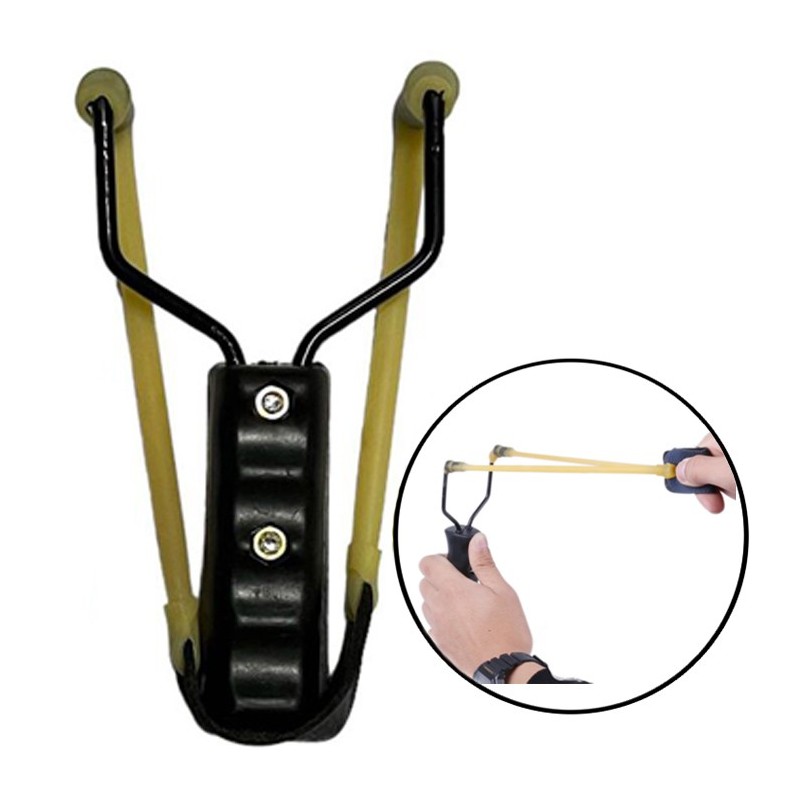 Fionda Di Precisione Da Caccia Sport E Gioco Da Tiro Con Elastico In Silicone