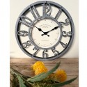 Orologio da parete cucina casa 31 cm vari colori shabby chic movimento quarzo