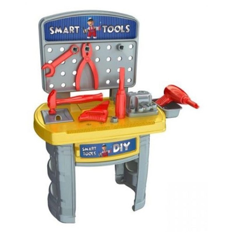Play More Banco da Lavoro Officina Giocattolo bambino 35 pz set mob...