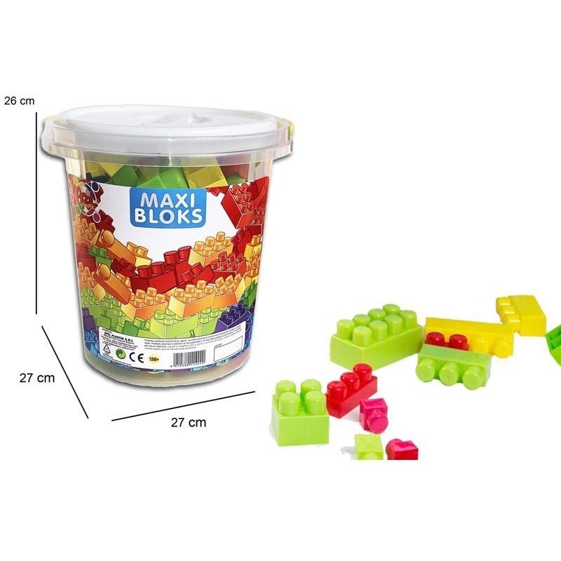 Apel Plastik Gioco Blocchi Colorati per bambini Maxi Costruzioni Gi...