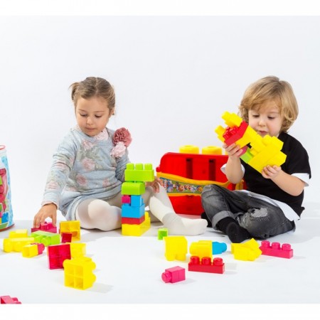 Gioco Blocchi Colorati per bambini Maxi Costruzioni Giocattolo Prima Infanzia
