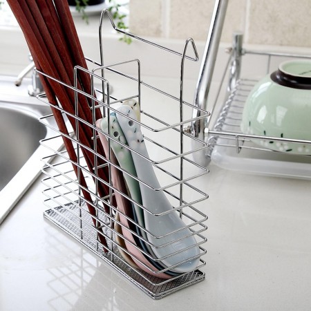 Scolapiatti colapiatti in metallo da appoggio 2 piani con vassoio raccogligocce