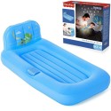 Materasso gonfiabile bambini con luci colorate proiettore 132x76x46 cm campeggio