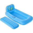 Materasso gonfiabile bambini con luci colorate proiettore 132x76x46 cm campeggio
