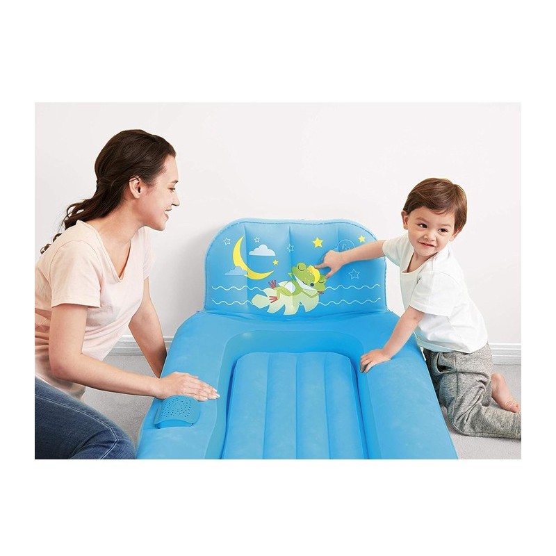 Materasso Gonfiabile Singolo 193x75 cm Floccato da Campeggio