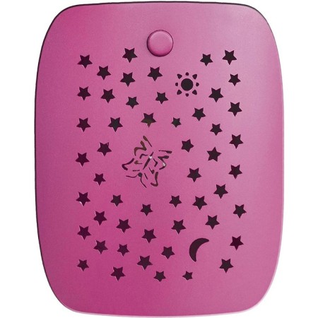 Materasso gonfiabile bambine con proiettore luci colorate 132x76x46 cm campeggio