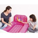 Materasso gonfiabile bambine con proiettore luci colorate 132x76x46 cm campeggio
