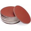 Dischi Abrasivi velcrati velcro 150mm no Foro Forati a Strappo Carta Abrasiva fino a 50 dischi