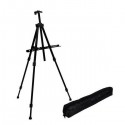 Cavalletto treppiedi pittura tela alluminino 160cm custodia borsa sacca