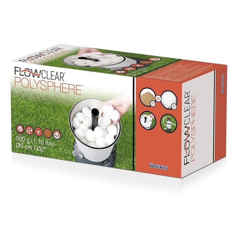 Bestway Sfere filtranti acqua piscina filtro sabbia Polysphere Flow...