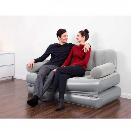Bestway Divano Letto gonfiabile Con Sacca e Pompa 3 in 1 188x152x64 cm Multi-max