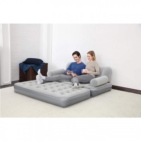 Bestway Divano Letto gonfiabile Con Sacca e Pompa 3 in 1 188x152x64 cm Multi-max