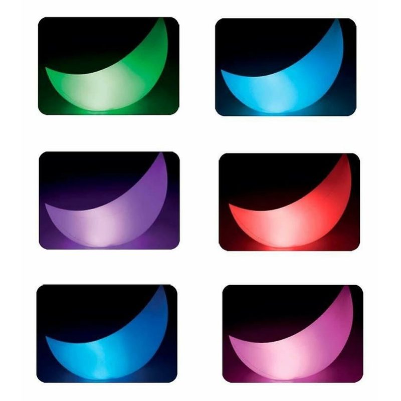 Intex Mezza luna luminosa cm 135 x 43 x 89 INTEX RGB luce colorata ...
