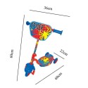 Monopattino spider giocattolo bambino 3 ruote 2 anni 60cm blu rosso GIAQUINTO