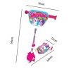 giaquinto Monopattino in metallo unicorno per bambini street scoote...