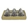 Hongu Candele natalizie 6 pezzi pigna innevata decorative casa con ...