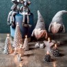 Hongu Candele natalizie 6 pezzi pigna innevata decorative casa con ...