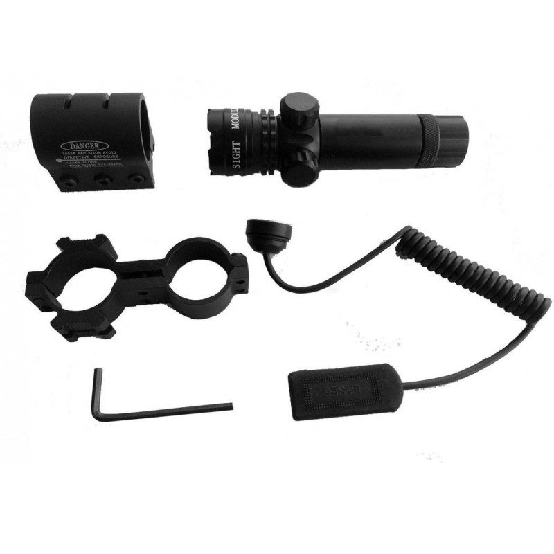 Laser fascio puntatore LED verde mira paintball caccia softair tiro mirino point