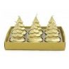 Candele natalizie 6 pezzi albero natale decorative casa feste argen...
