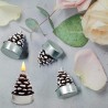 Hongu Candele natalizie 6 pezzi pigna innevata decorative casa con ...
