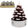 Hongu Candele natalizie 6 pezzi pigna innevata decorative casa con ...